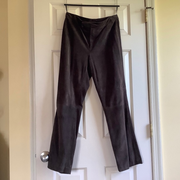 Banana Republic Dark Brown Straight Leg Pants - Picture 1 of 16